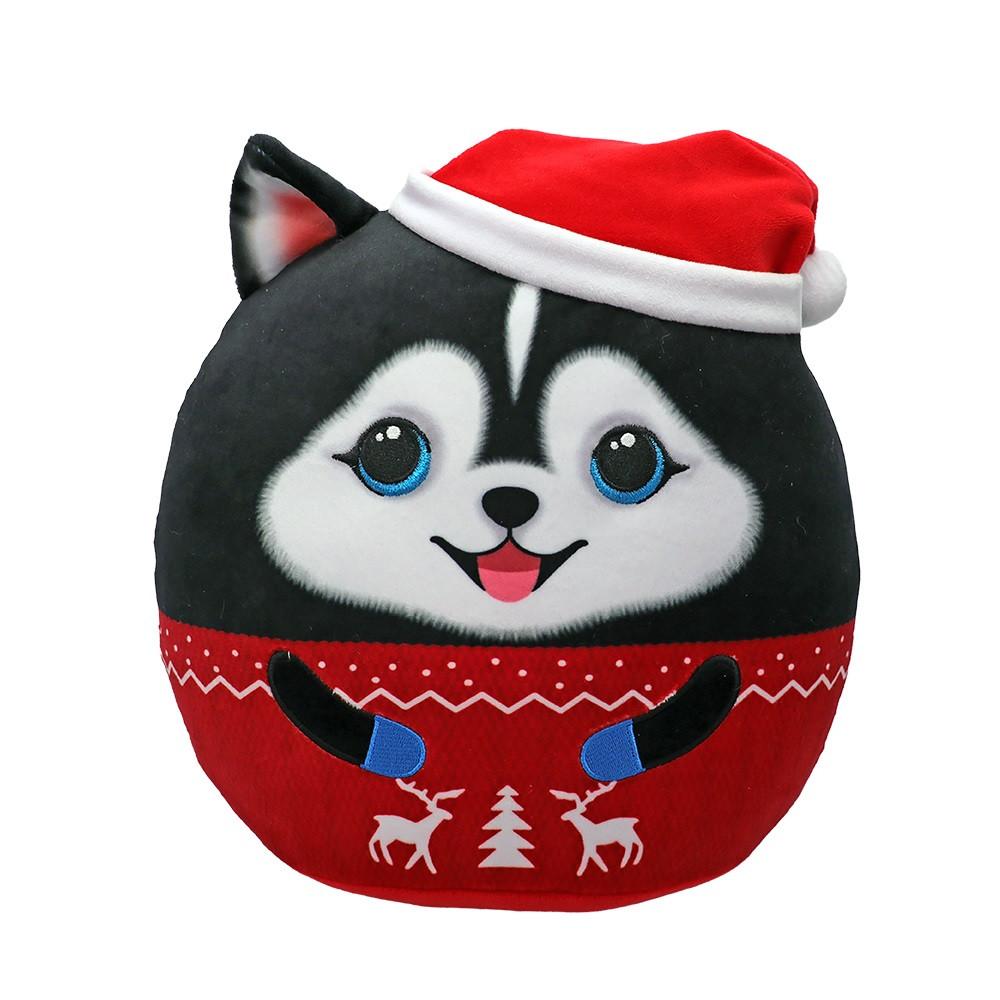 Plüss Figura Ty Squishy Beanies - világospiros/fehér, Basics, textil (22cm)