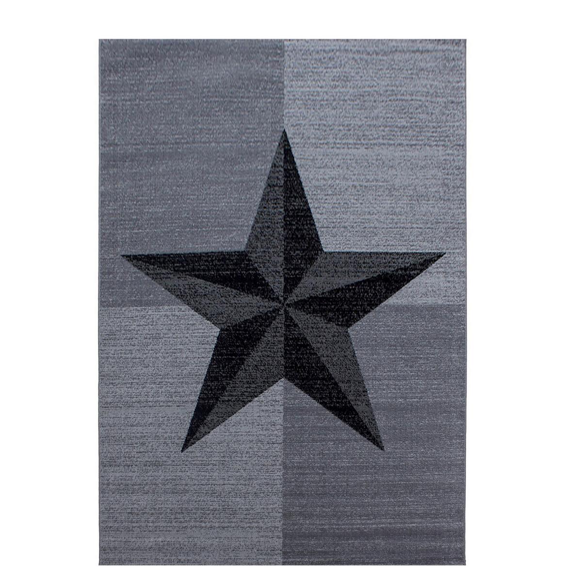 Webteppich Plus - Grau, Basics, Textil (140/200cm) - Novel