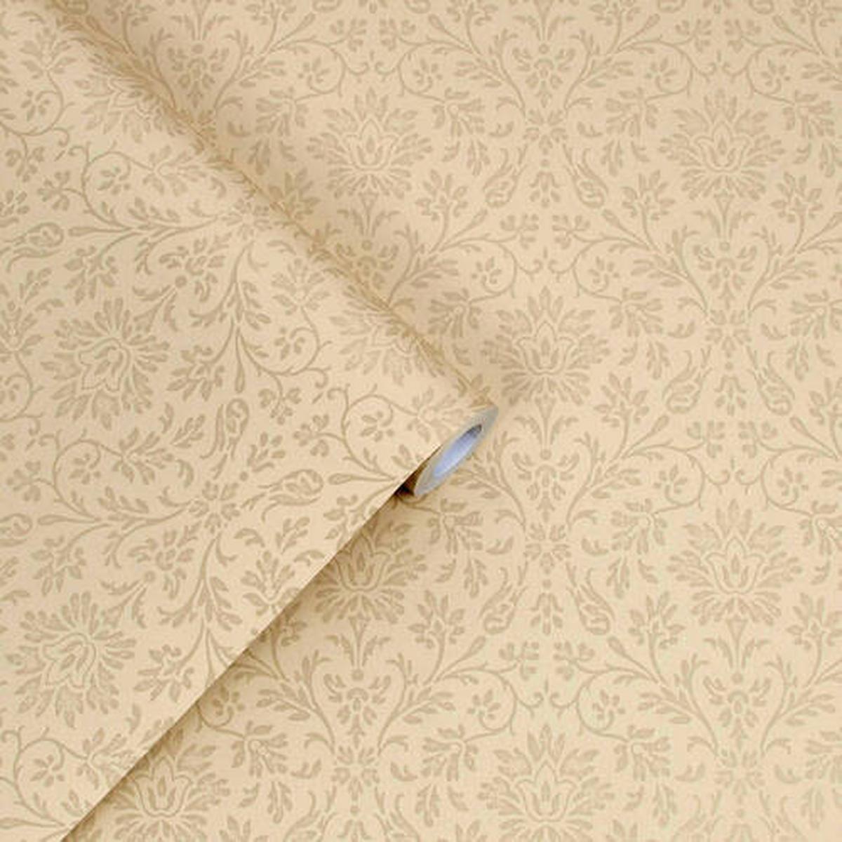 Vliestapete 52x1000 Cm Champagner - Champagner, Basics, Papier/Kunststoff (52/1000cm)