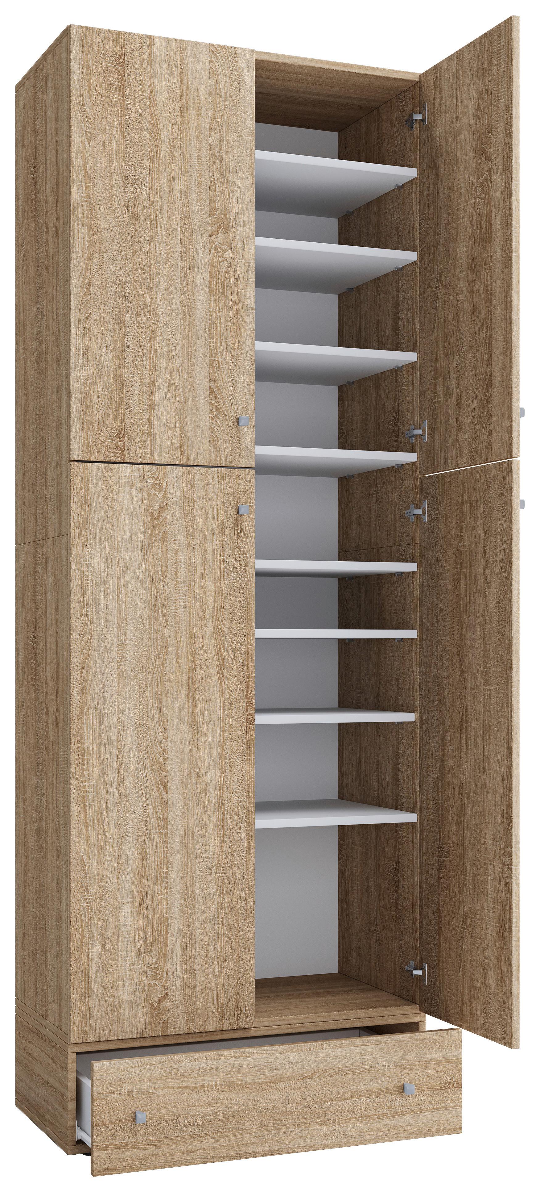Schuhschrank Lona XXL Sonoma Eiche Dekor B: 70 cm
