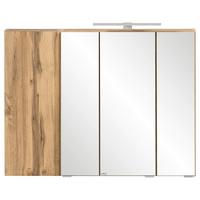 Spiegelschrank Varese B: 85 cm Wotaneiche Dekor - MODERN, Glas/Holzwerkstoff (85/64/20cm) - Held