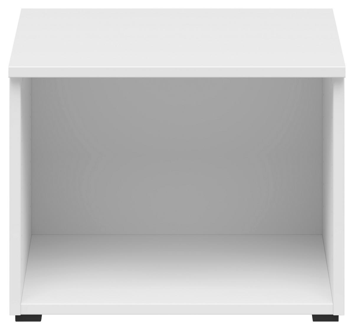 Felsőpolc Cabinet - fehér, Modern, faalapú anyag (45/35/40cm)