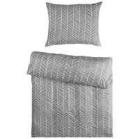 POSTEĽNÁ BIELIZEŇ Marble, 140/200cm, sivá - sivá, Konventionell, textil (140/200cm) - Modern Living