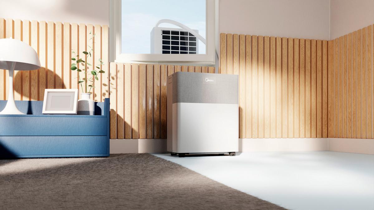 Klimaanlage Portasplit BxHxT: ca. 52x65x34 cm - Weiß, Basics, Kunststoff (51,8/64,6/34cm) - Midea