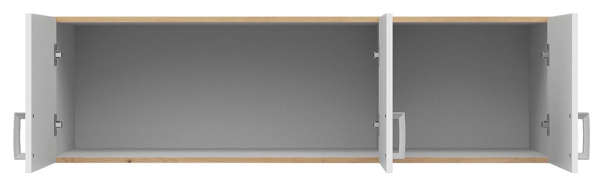 Szekrényrátét Brando 3 - Artisan tölgy/fehér, Konventionell, faalapú anyag (136/39/54cm)