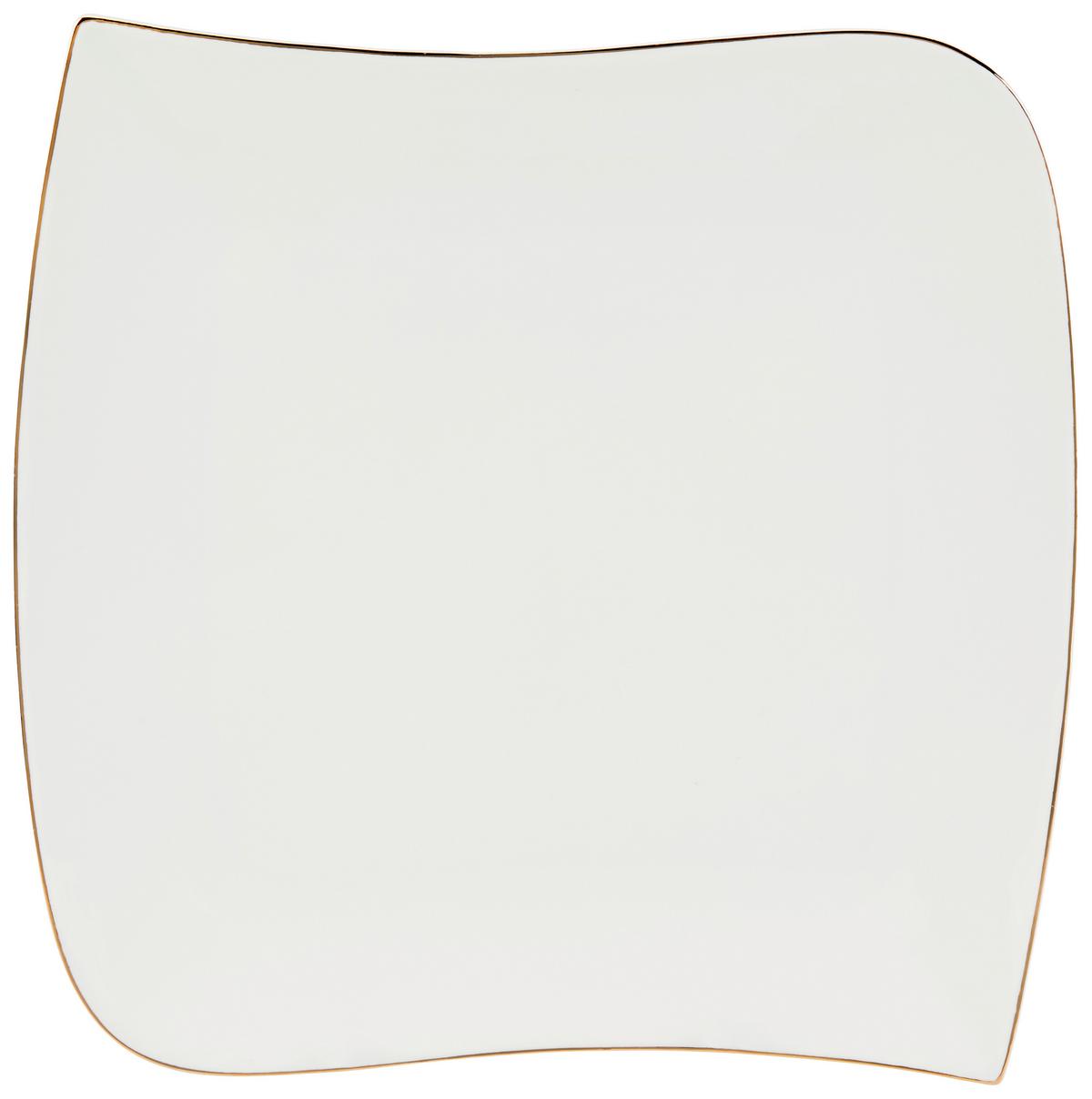 Kombiservice Levinia Porzellan 6 Personen Geschirr Set - Goldfarben/Weiß, ROMANTIK / LANDHAUS, Keramik - James Wood