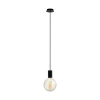 Hängefassung Pendelleuchte L: 110 cm, Schwarz - Schwarz, Basics, Metall (12,5/110cm) - Eglo