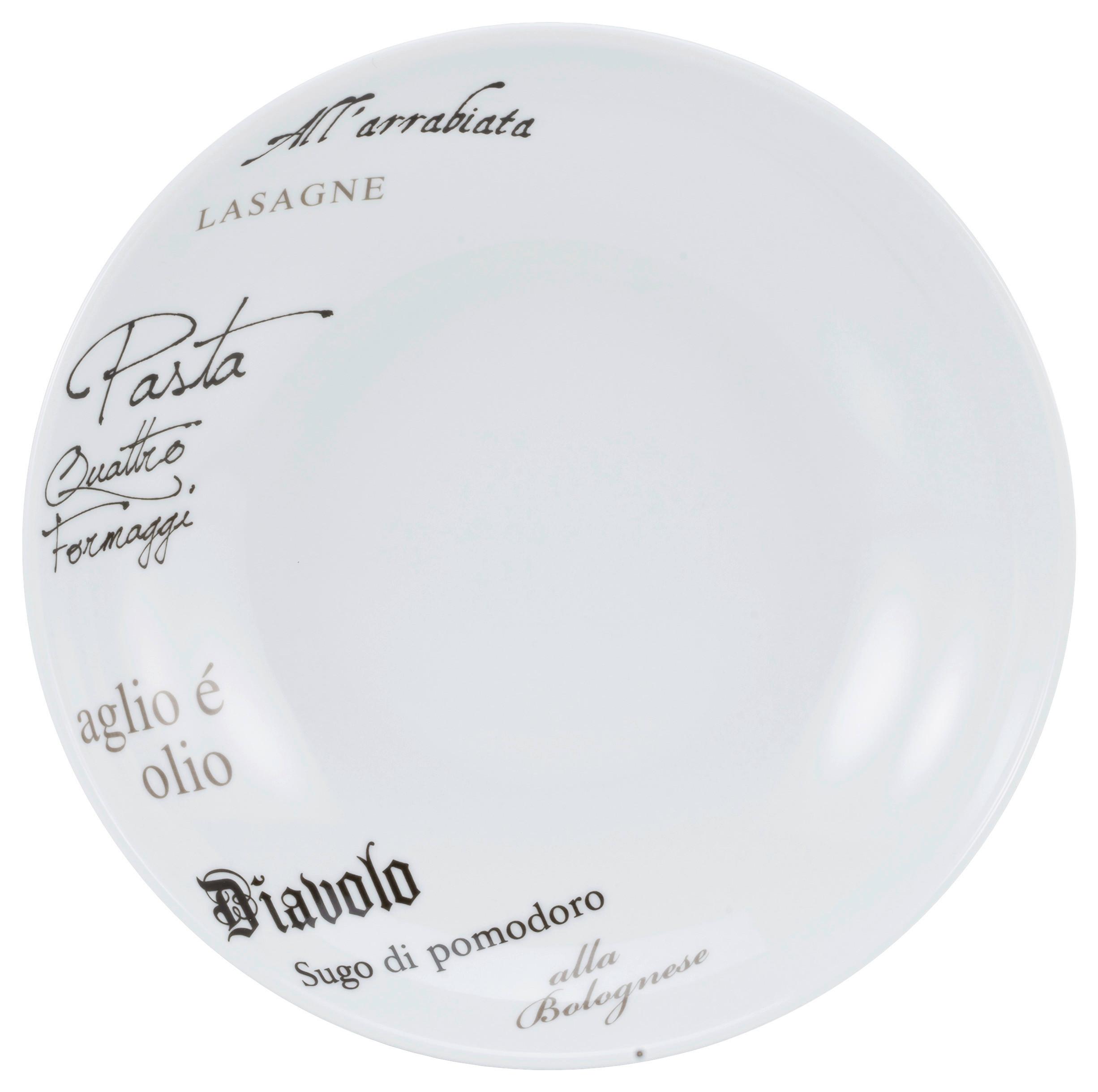 Pastatellerset 4-tlg. Europa Gustoso, Weiß - Weiß, Design, Keramik (27cm) - Creatable