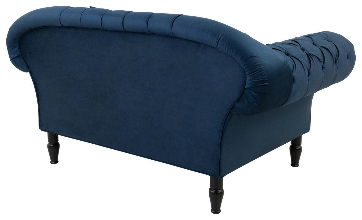 Xxl-sessel Cupido - Schwarz/Dunkelblau, Design, Textil (180/94/103cm) - MID.YOU