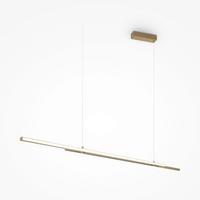 Pendelleuchte Halo - Messingfarben, MODERN, Metall (150/1,5/15,5cm) - MAYTONI