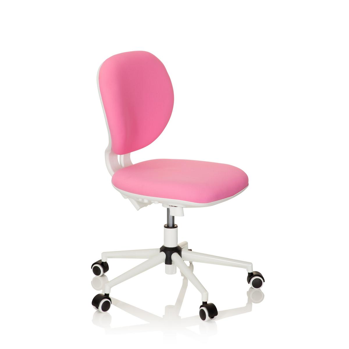 Jugenddrehstuhl Kid Vivo Stoff Pink - Pink, Basics, Kunststoff (43/82-95/56cm) - MID.YOU