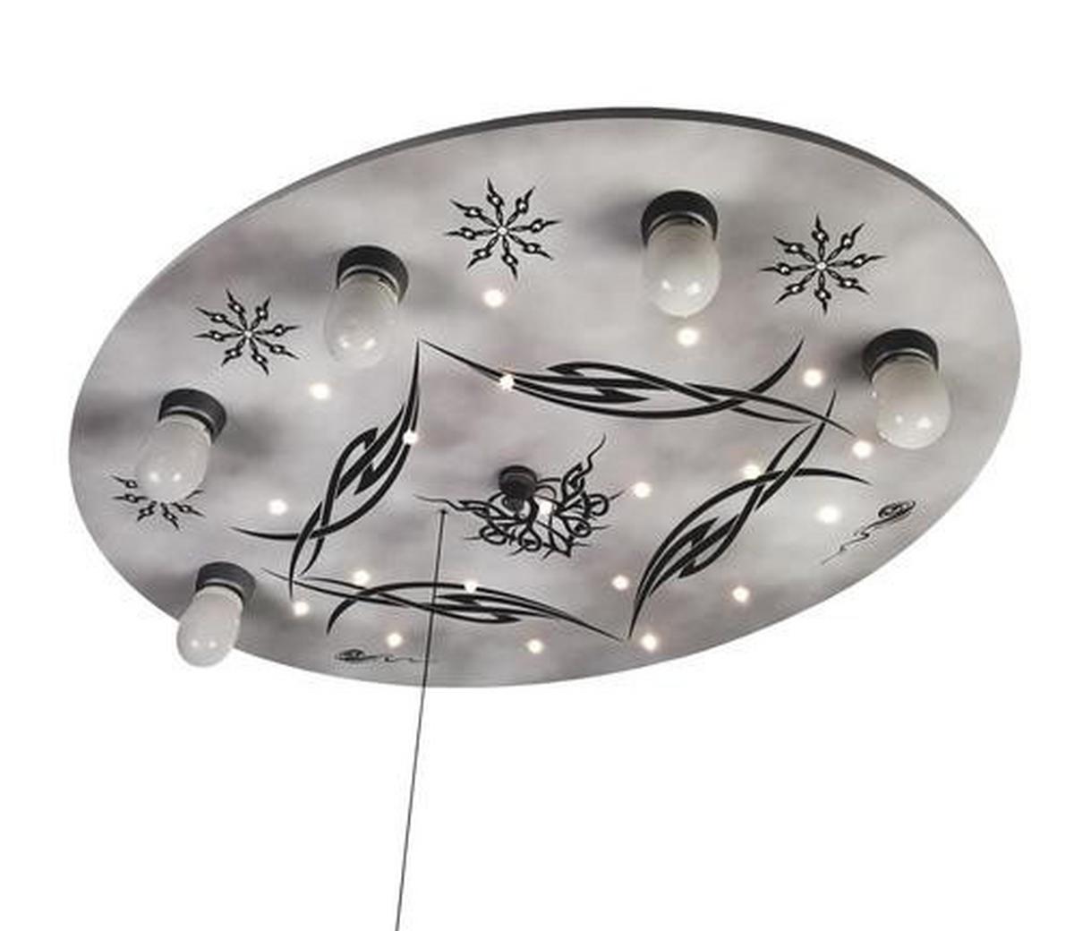 Kinderdeckenleuchte Gothic L: 74 cm mit Sternenhimmel - Design, Holz/Kunststoff (74/7/57cm) - Niermann