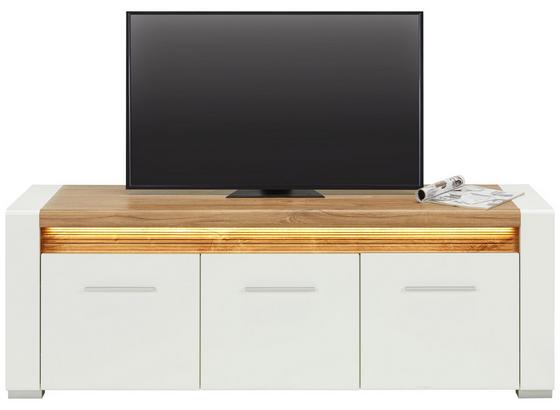 Tv Diel Leonardo - farby dubu/biela, Moderný, kompozitné drevo (160/56/45cm) - Modern Living Tv Diel Leonardo - farby dubu/biela, Moderný, kompozitné drevo (160/56/45cm) - Modern Living