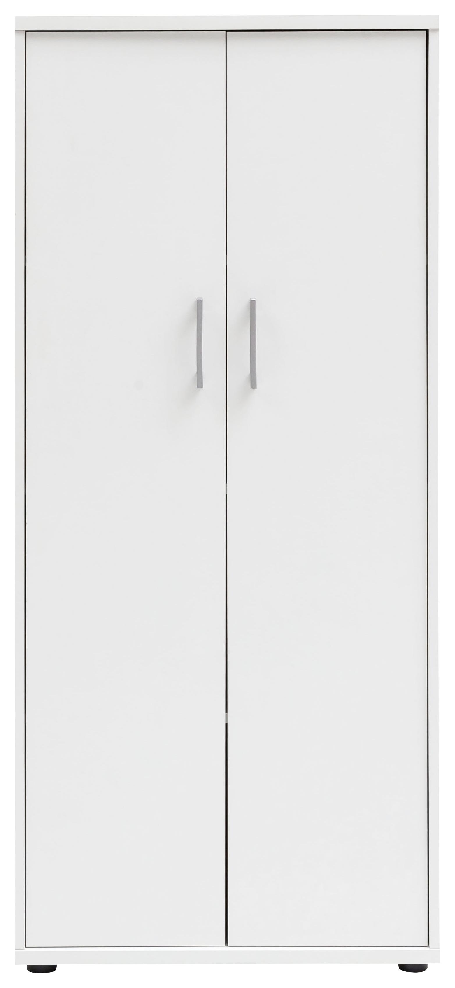 Moderner Aktenschrank in Weiß