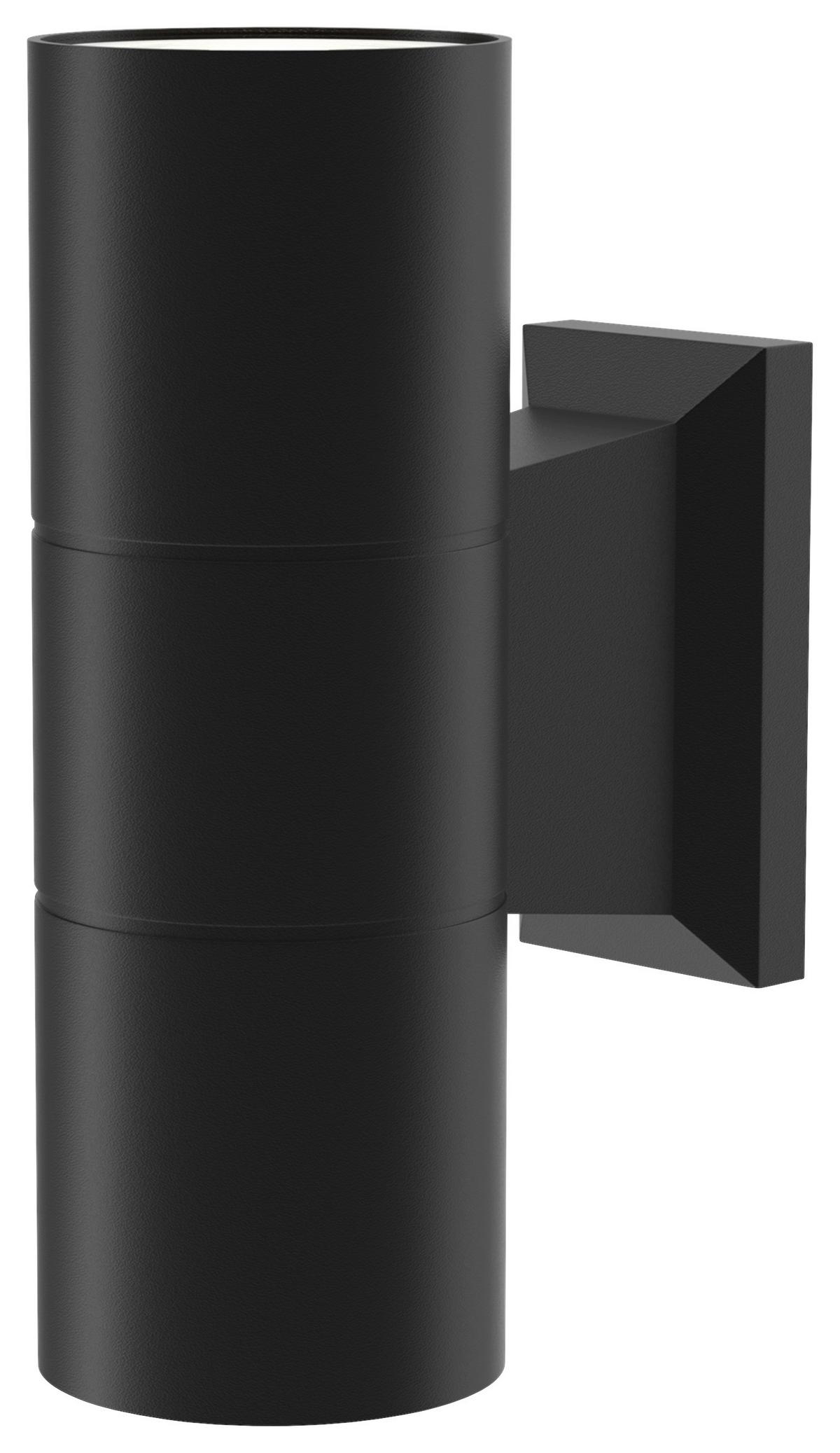 Wandleuchte Bowery - Schwarz, Basics, Glas/Metall (6,4/18/11,5cm) - MAYTONI