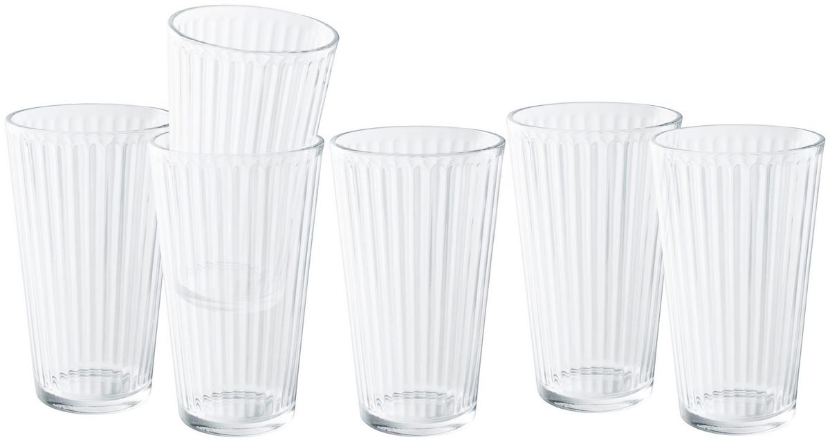 SADA SKLENIC OLE - čiré, Konvenční, sklo (6/14,7/8,7cm) - Modern Living