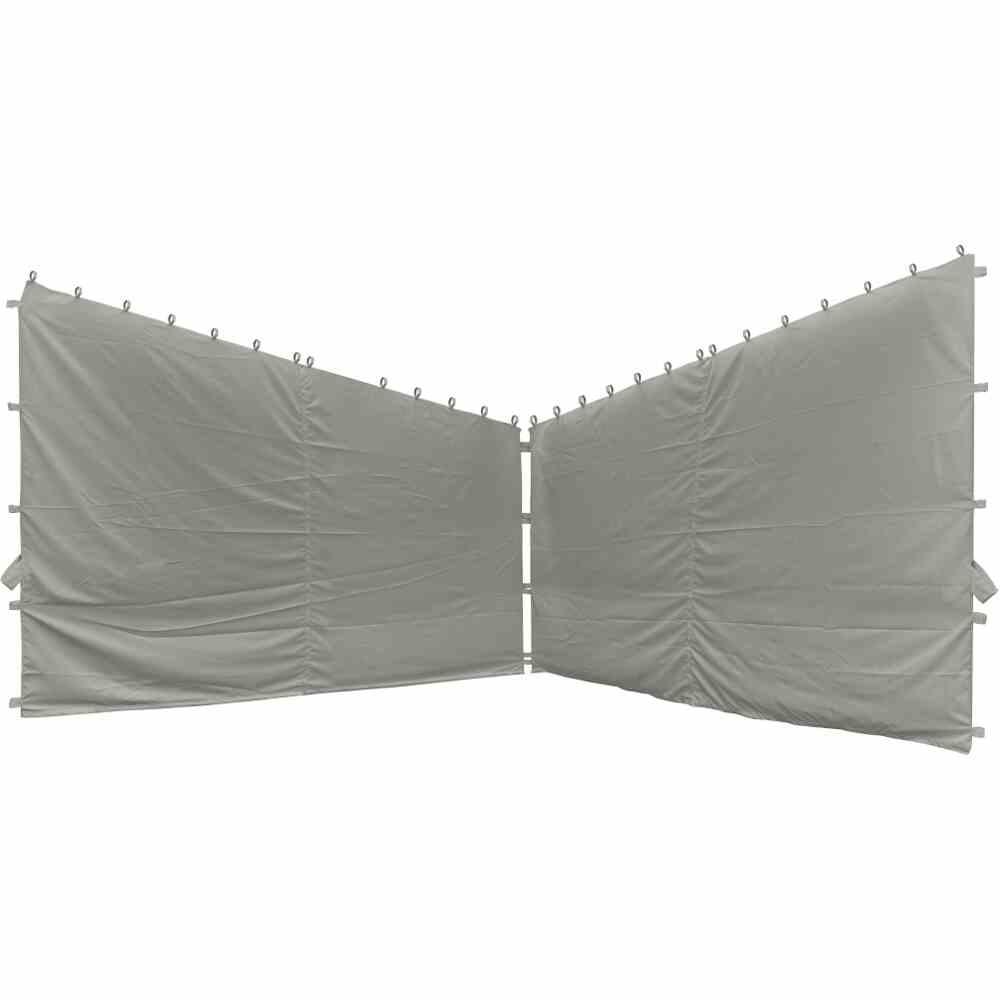 Seitenteile Berlino 400x256cm 2er-Set - Grau, KONVENTIONELL, Textil (400/256cm) - Siena Garden