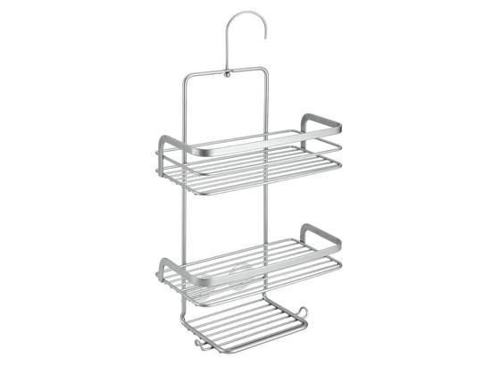 Duschregal 3 Ablagen 23x12cm Viva Duschenboy - Silberfarben, Basics, Metall (23/12/38/47cm) Duschregal 3 Ablagen 23x12cm Viva Duschenboy - Silberfarben, Basics, Metall (23/12/38/47cm)