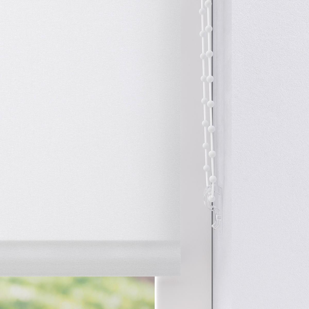 Rollo 150x190 Cm Mit Kettenzug - Weiß, Basics, Kunststoff (150/190cm)
