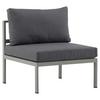 Loungesessel Copacabana - Pastellgrün/Grau, KONVENTIONELL, Metall (70/65/74cm) - Gardenson