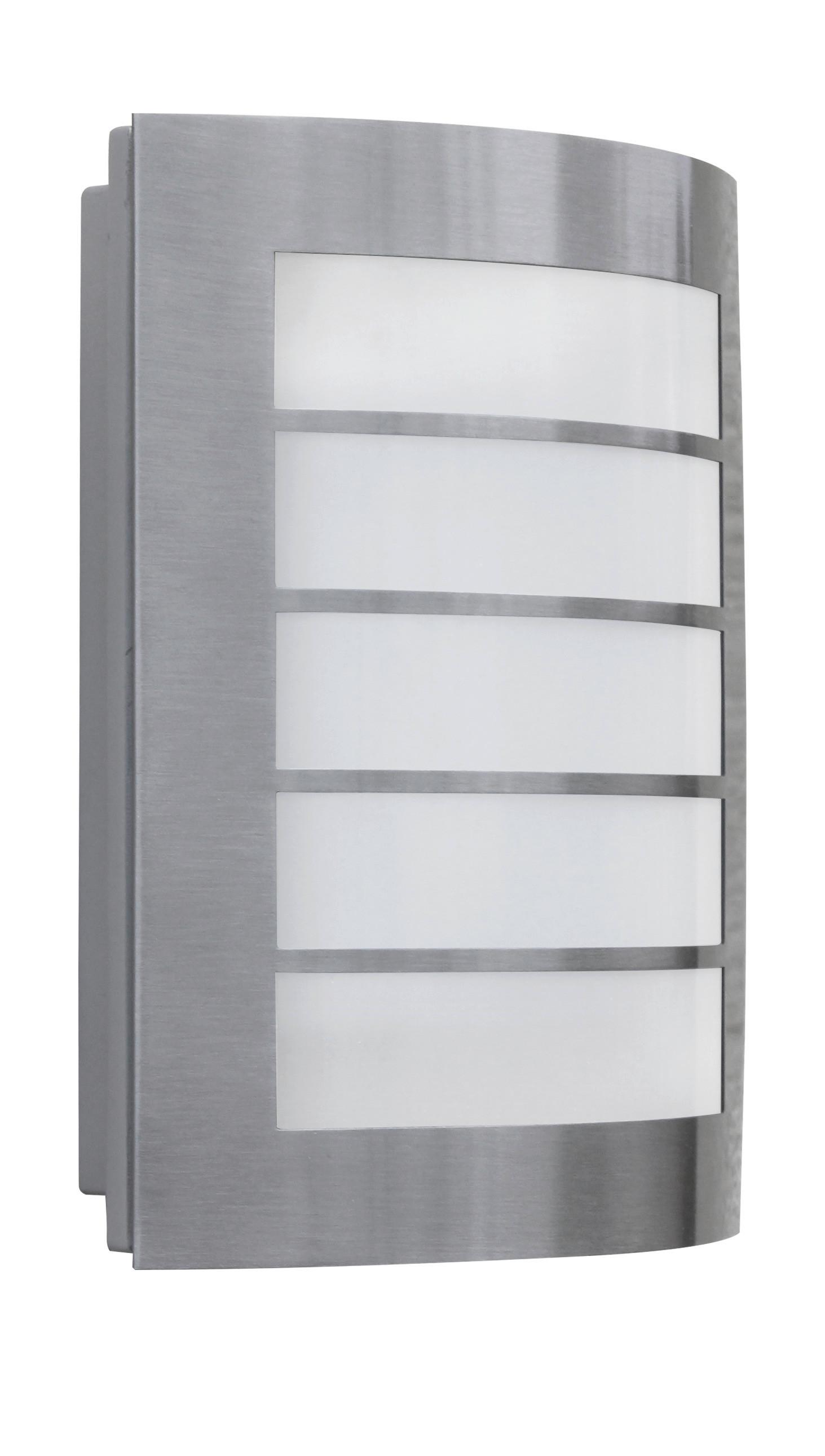 Außenleuchte Slim 6 Watt Edelstahl, Wandmontage