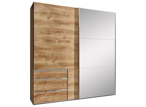 Schwebetürenschrank mit Spiegel 250cm Level 36a, Eiche Dekor - Eichefarben, MODERN, Glas/Holzwerkstoff (250/216/65cm) Schwebetürenschrank mit Spiegel 250cm Level 36a, Eiche Dekor - Eichefarben, MODERN, Glas/Holzwerkstoff (250/216/65cm)