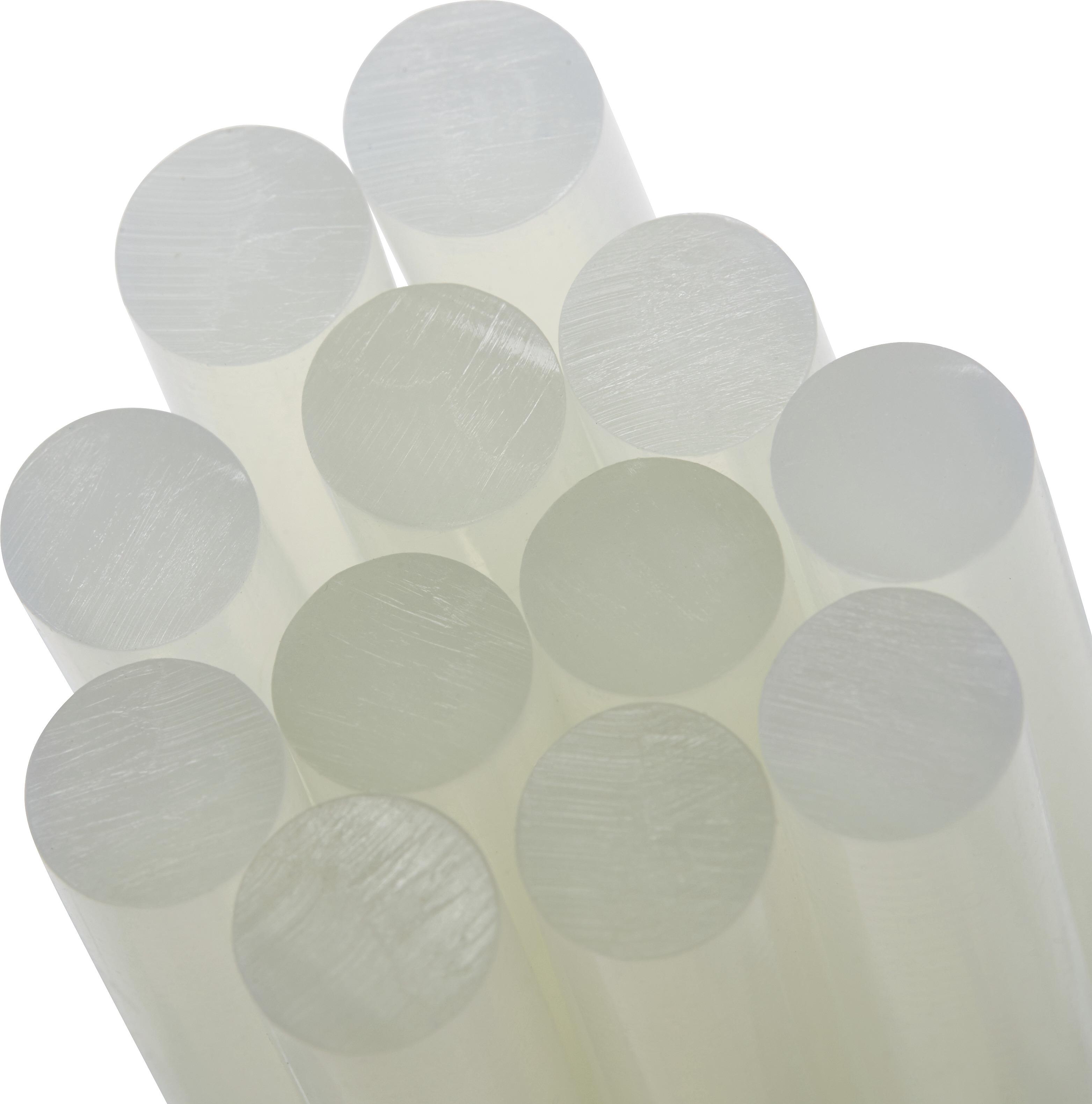 Klebesticks Transparent Ø 8mm, 12 Stück - Transparent, KONVENTIONELL (0,8/5cm)