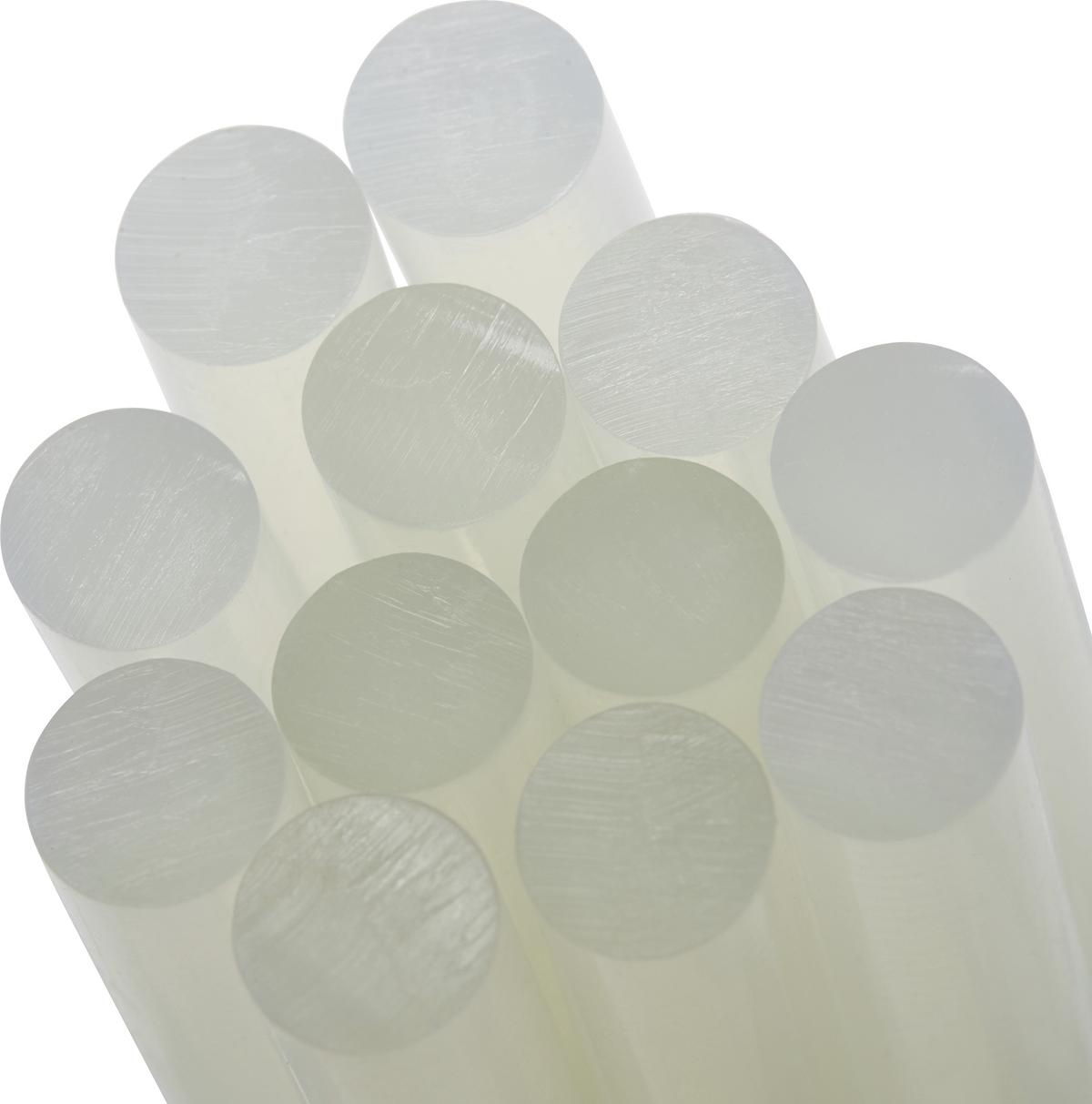 Klebesticks Transparent Ø 8mm, 12 Stück - Transparent, KONVENTIONELL (0,8/5cm)