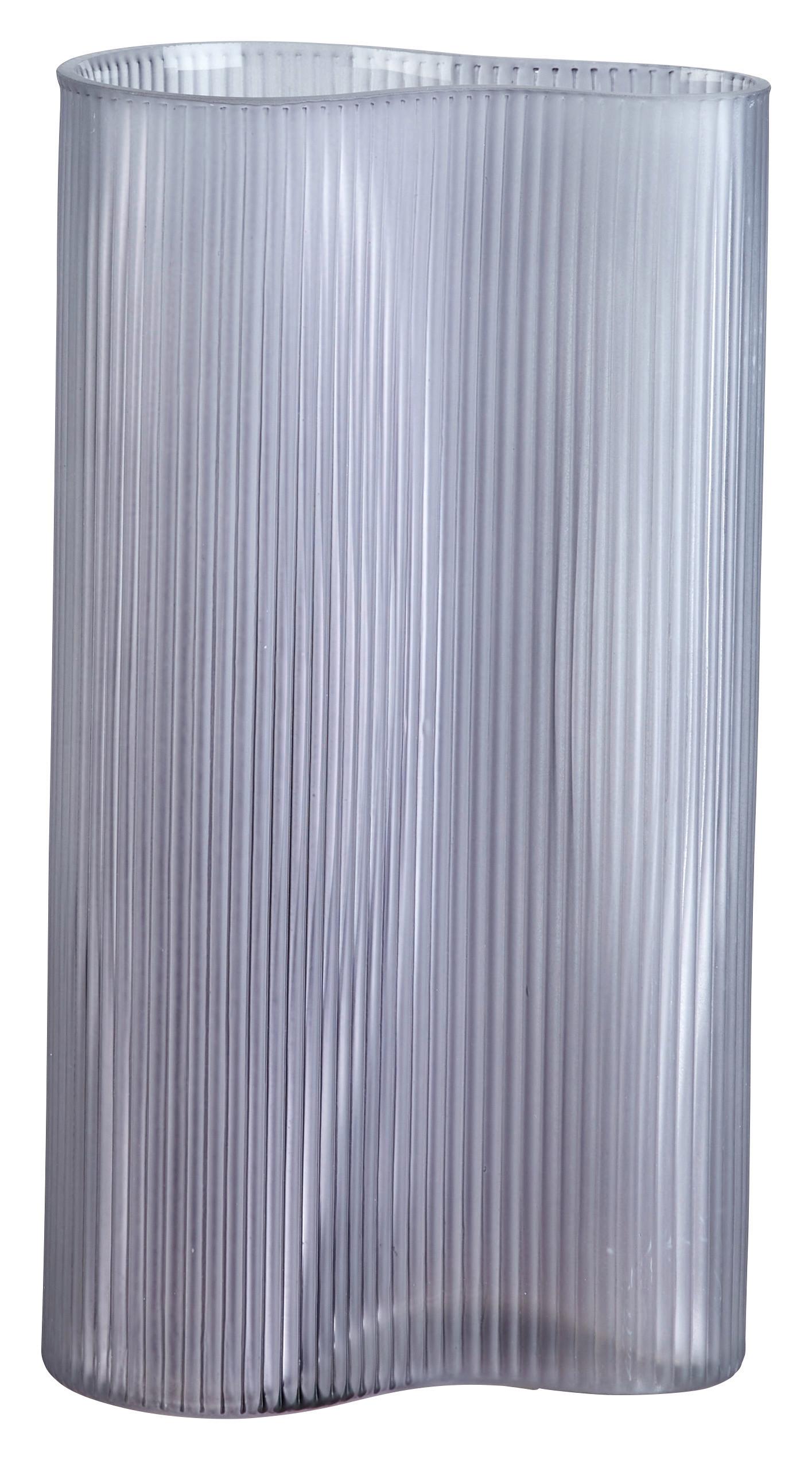 Váza Magnus - tmavosivá, Moderný, sklo (16/30cm) - Modern Living