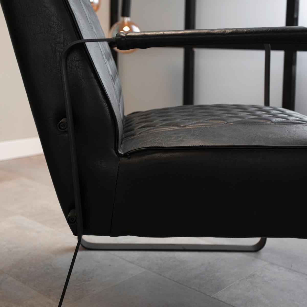 SESSEL Stevie Schwarz , B: 65 cm - Schwarz, MODERN, Textil (65/82/76cm) - MID.YOU