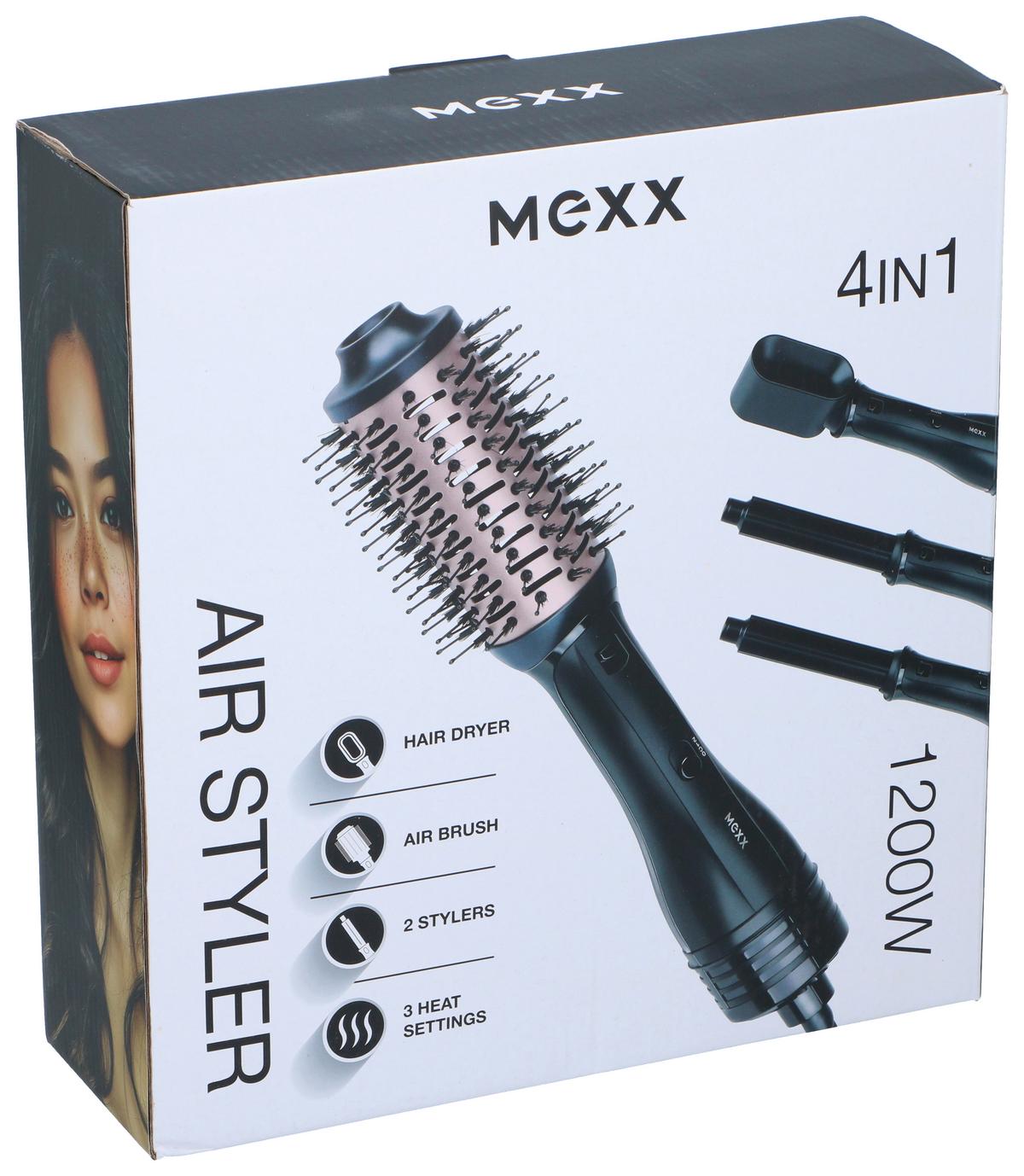 HAARTROCKNER 1200W, 4 in 1 - Pink/Schwarz, Basics, Kunststoff/Metall (28,8/10,1/30,8cm)