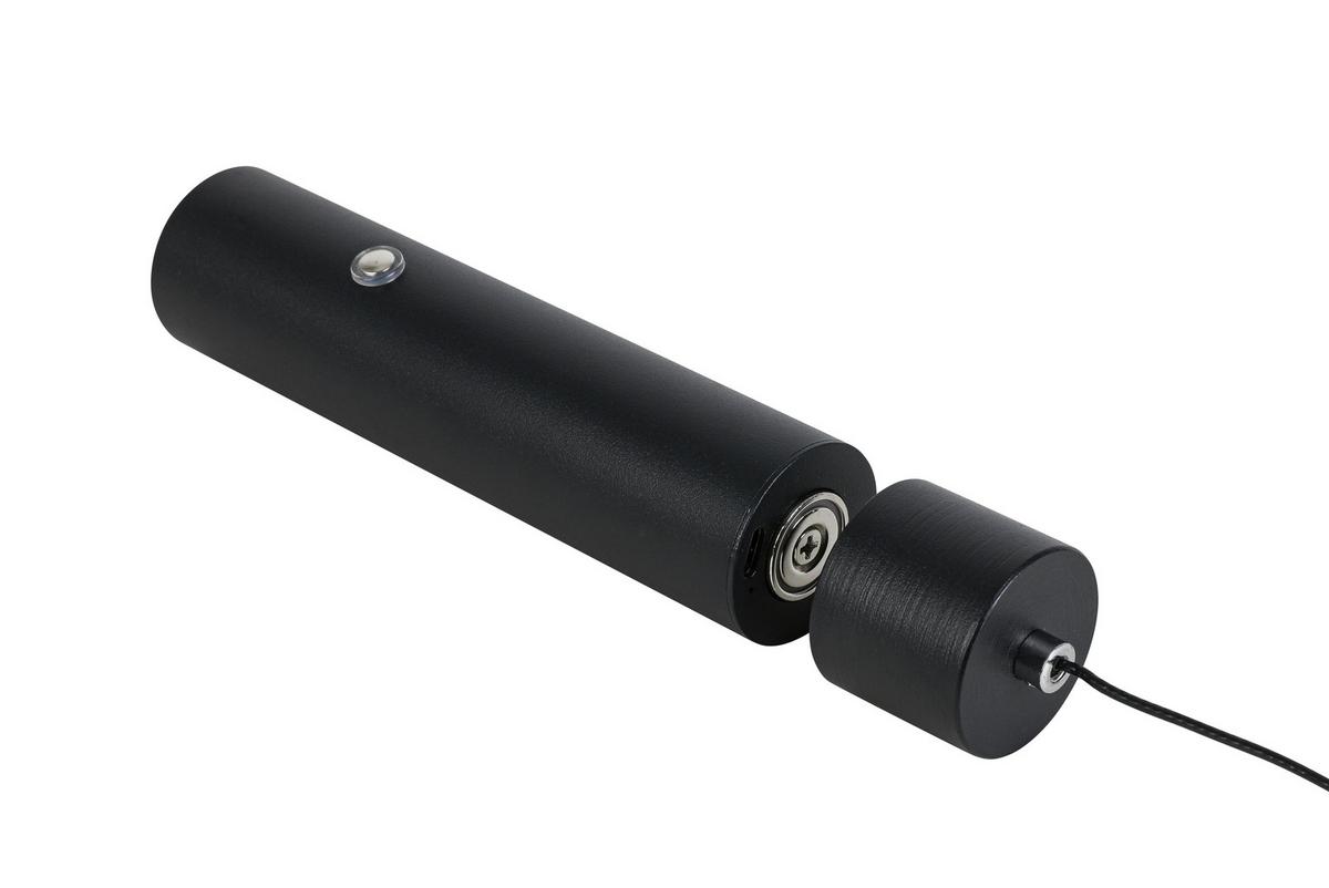 ZÁVĚSNÉ SVÍTIDLO SUSO - černá, Moderní, kov/plast (3,8/3,8/150cm) - Mömax