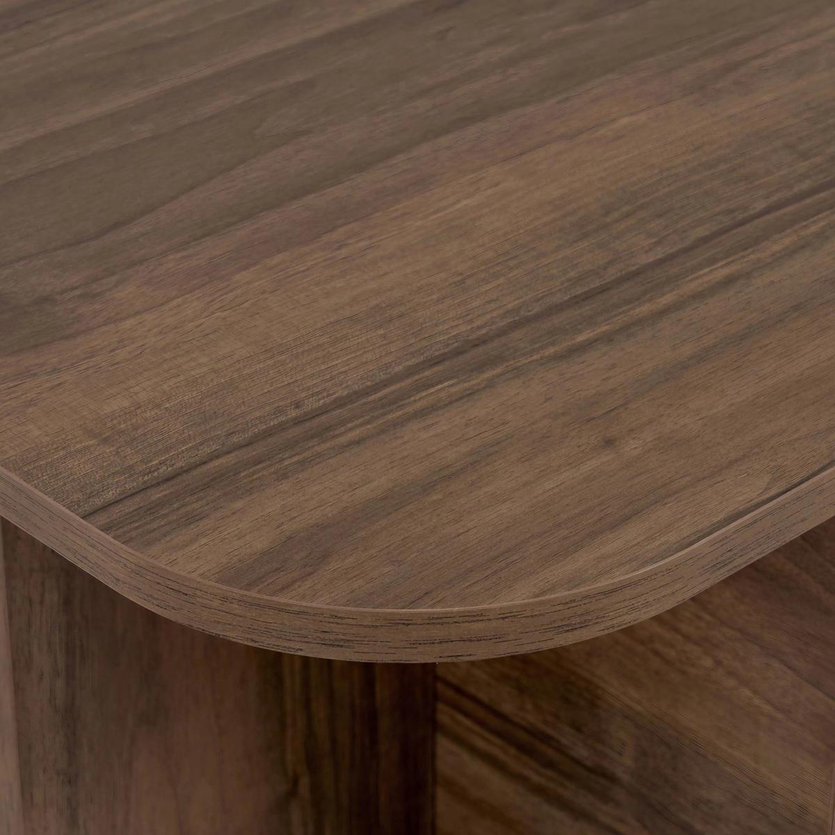 COUCHTISCH Akira Walnussfarben L: 120cm - Walnussfarben, Design, Holzwerkstoff (120/60/41cm) - MID.YOU