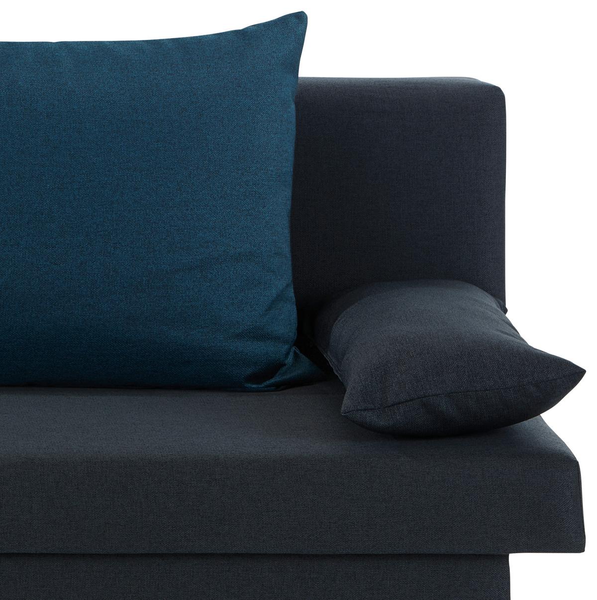 2-sitzer-sofa M Schlaffunktion Neo Dunkelgrau B: 192 Cm - Blau/Dunkelgrau, Basics, Karton/Holz (192/82cm)
