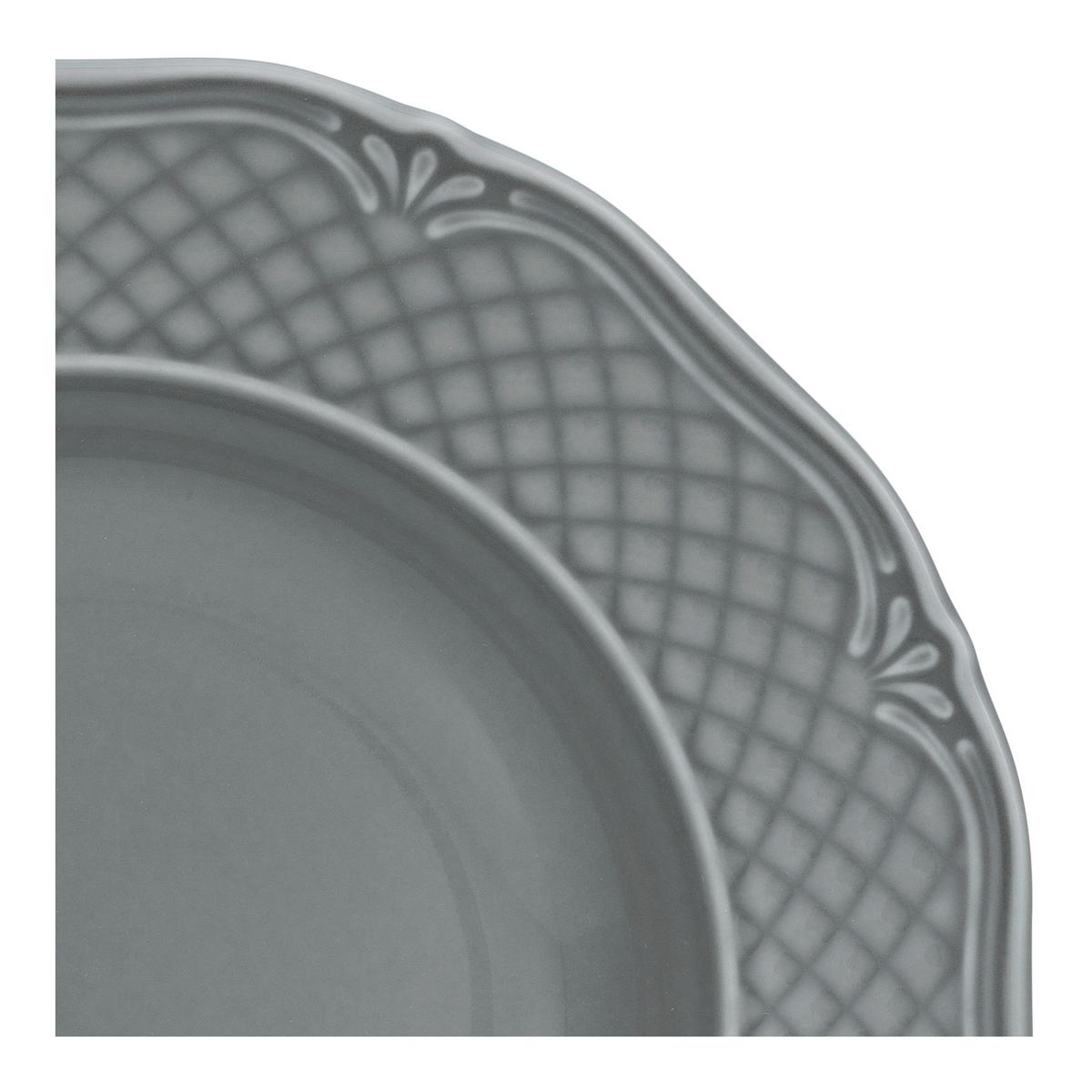 Kombinovaný servis Arianne, 20 dielny pre 4 osoby - sivá, Basics, keramika - Creatable