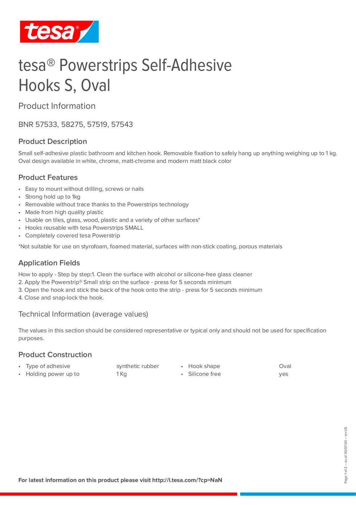 Klebehaken Schwarz B: 2,5 Cm - Schwarz, Trend, Kunststoff (2,5/4,5/1,7cm) - Tesa