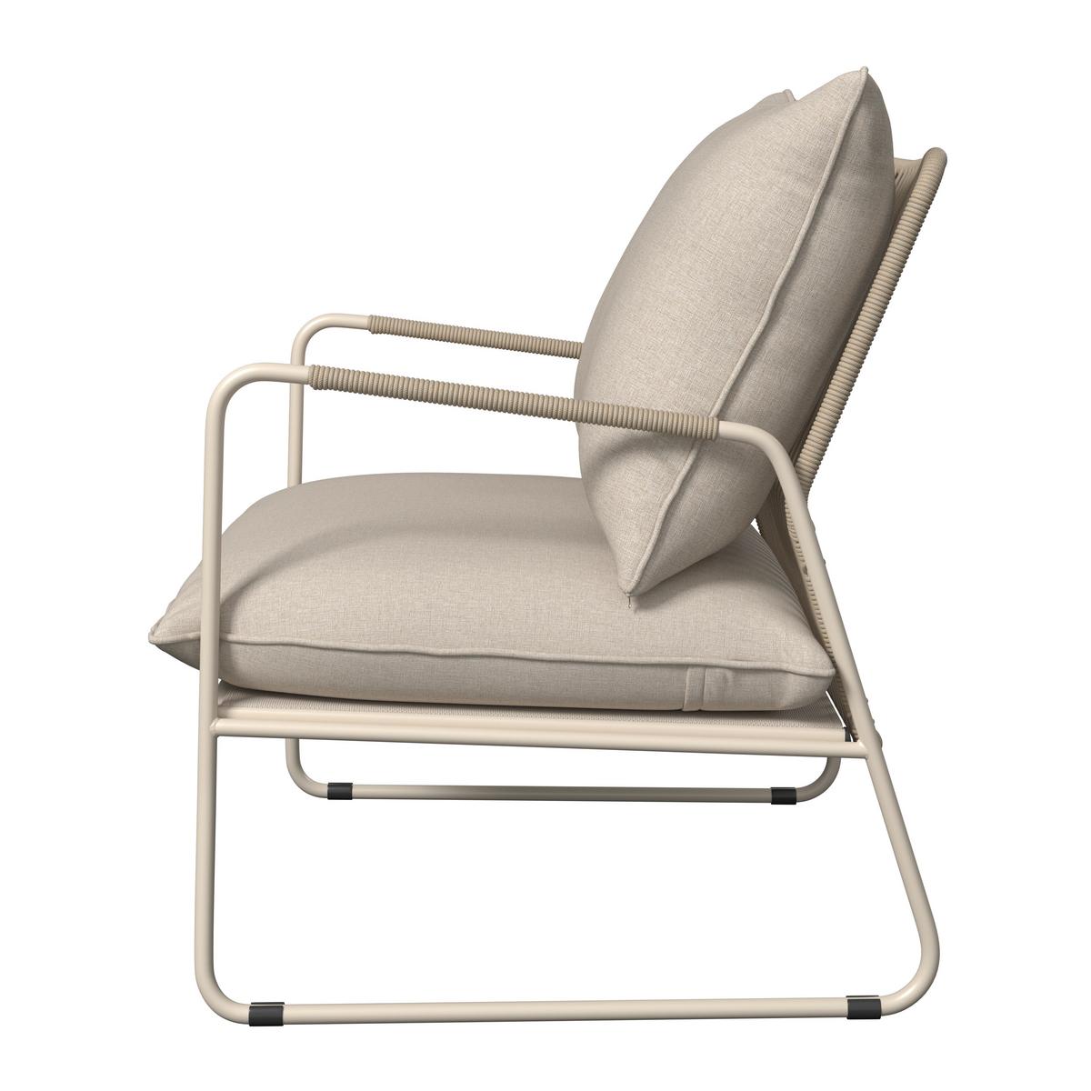 SADA NA BALKON MALE - béžová, Moderní, kov/textil (85,5/68/78,5cm)