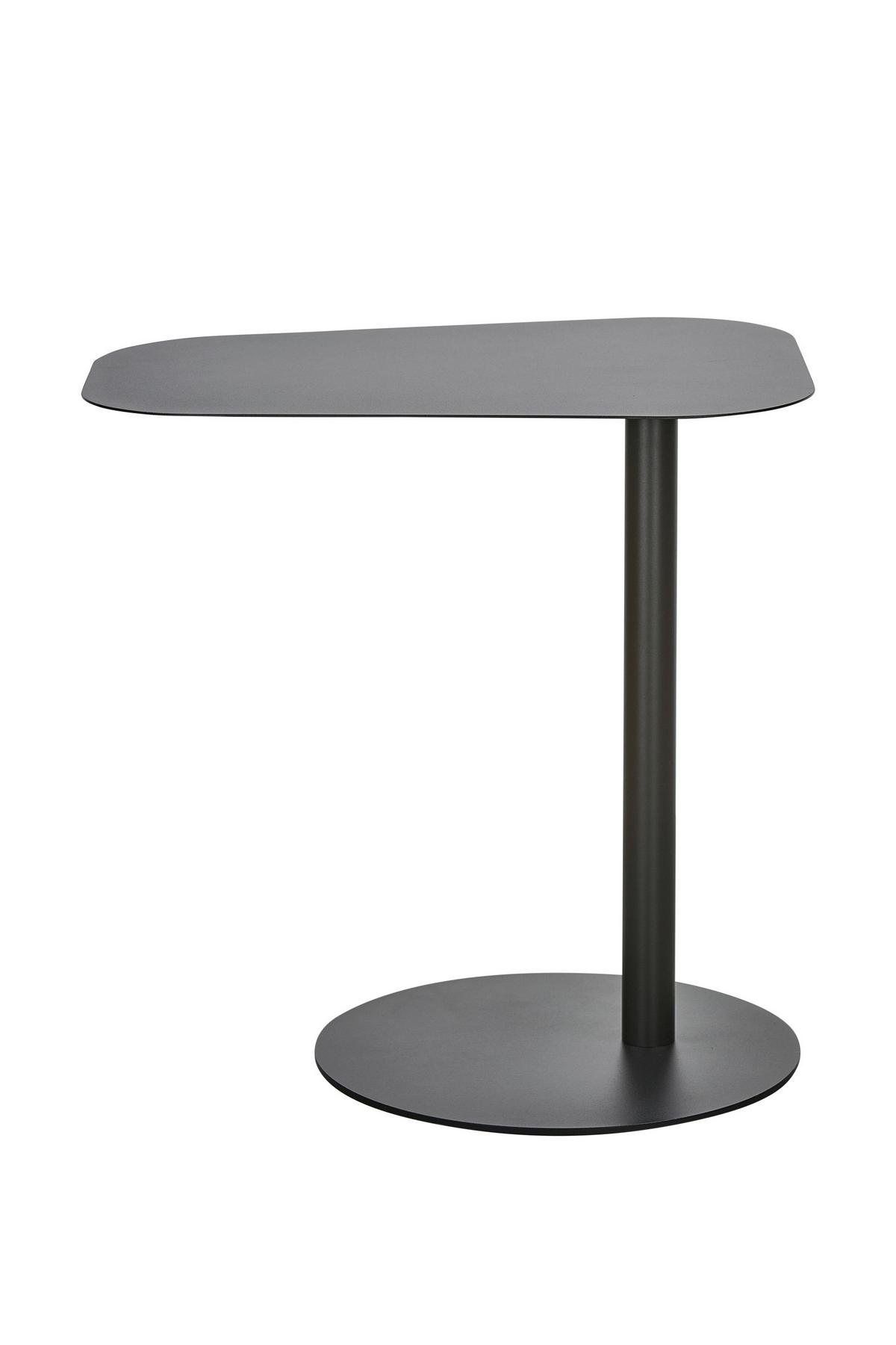 Beistelltisch Lia Schwarz B: 50 cm - Schwarz, Design, Metall (50/38/50cm) - Livetastic