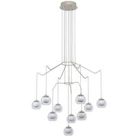 Hängeleuchte Weiß Champagner D: 67 cm - Champagner/Weiß, Design, Glas/Metall (67/166cm) - Eglo