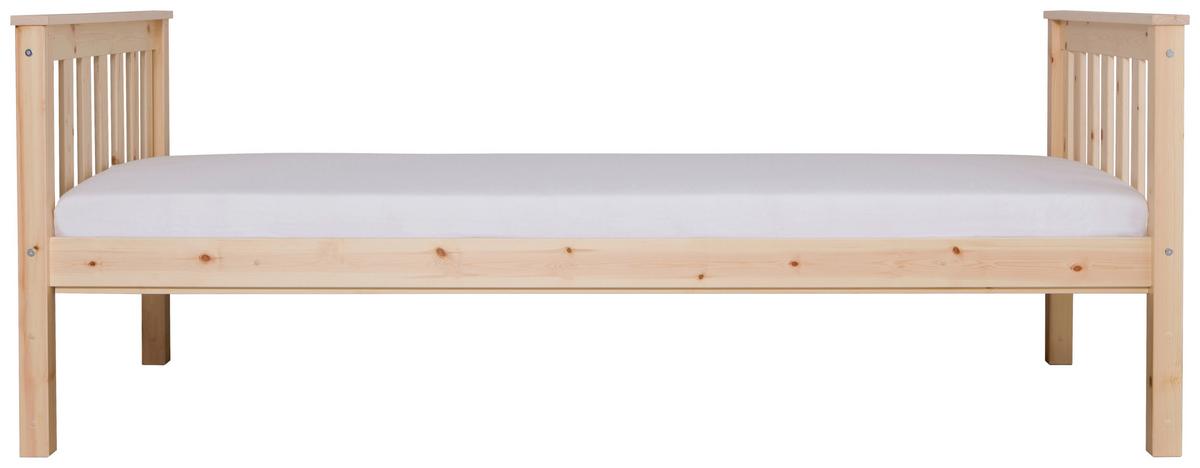 Etagenbett Sammy Kiefer Massiv 90 Cm M. Absturzsicherung - Naturfarben, MODERN, Holz (90/200cm) - MID.YOU