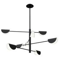 Kronleuchter Mollis - Schwarz, Basics, Kunststoff/Metall (125/103,7/125cm) - MAYTONI