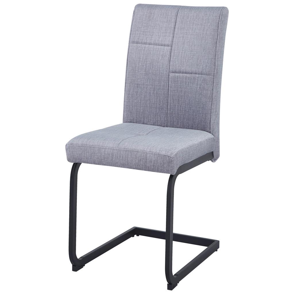 Schwingstuhl Tilos Samt Hellgrau, B: 41 Cm