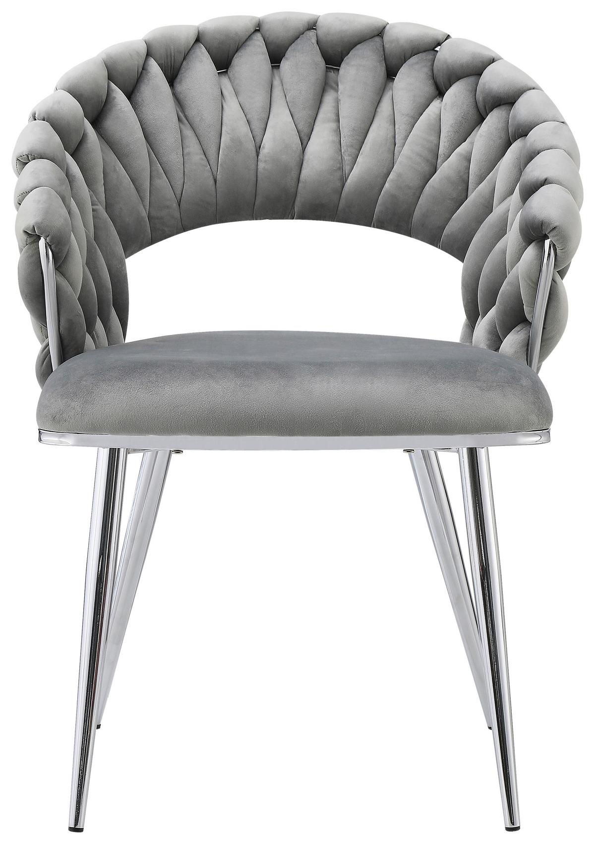SADA STOLIČIEK S PODRÚČKAMI FINESSE 125 - sivá/strieborná, Design, kov/plast (61/82/60cm) - Kayoom