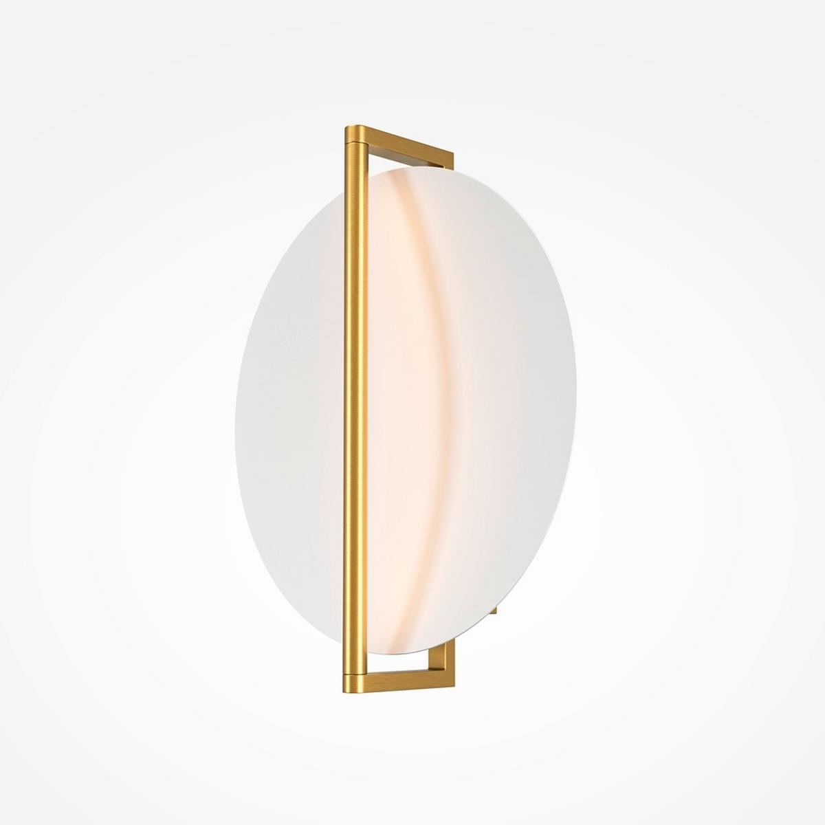 Wandleuchte Mira - Goldfarben/Weiß, MODERN, Metall (11,1/34/30cm) - MAYTONI