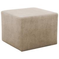 Hocker Taupe B: 59 Cm - Taupe/Schwarz, Design, Textil (59/44/59cm) - MID.YOU