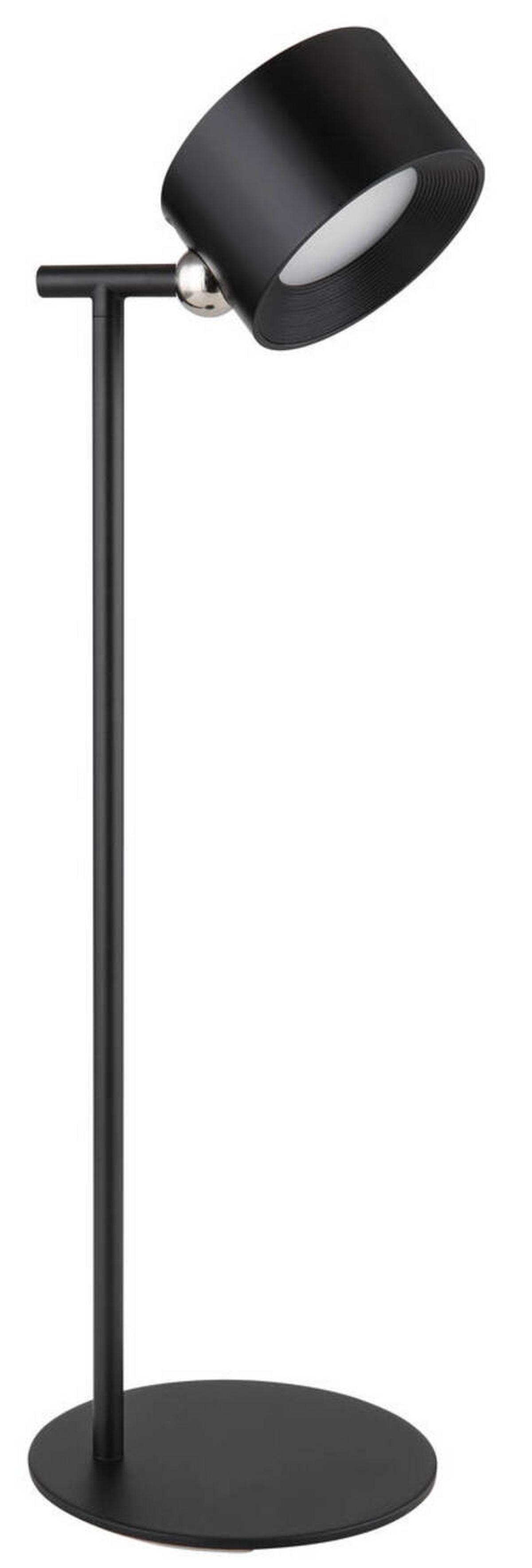 Akku-Tischleuchte 58436b - Schwarz, KONVENTIONELL, Kunststoff/Metall (13/12/35cm) - Globo