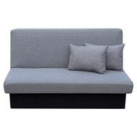 Kanapéágy Cadiz New - világosszürke/fekete, Romantik / Landhaus (160/115/90cm)