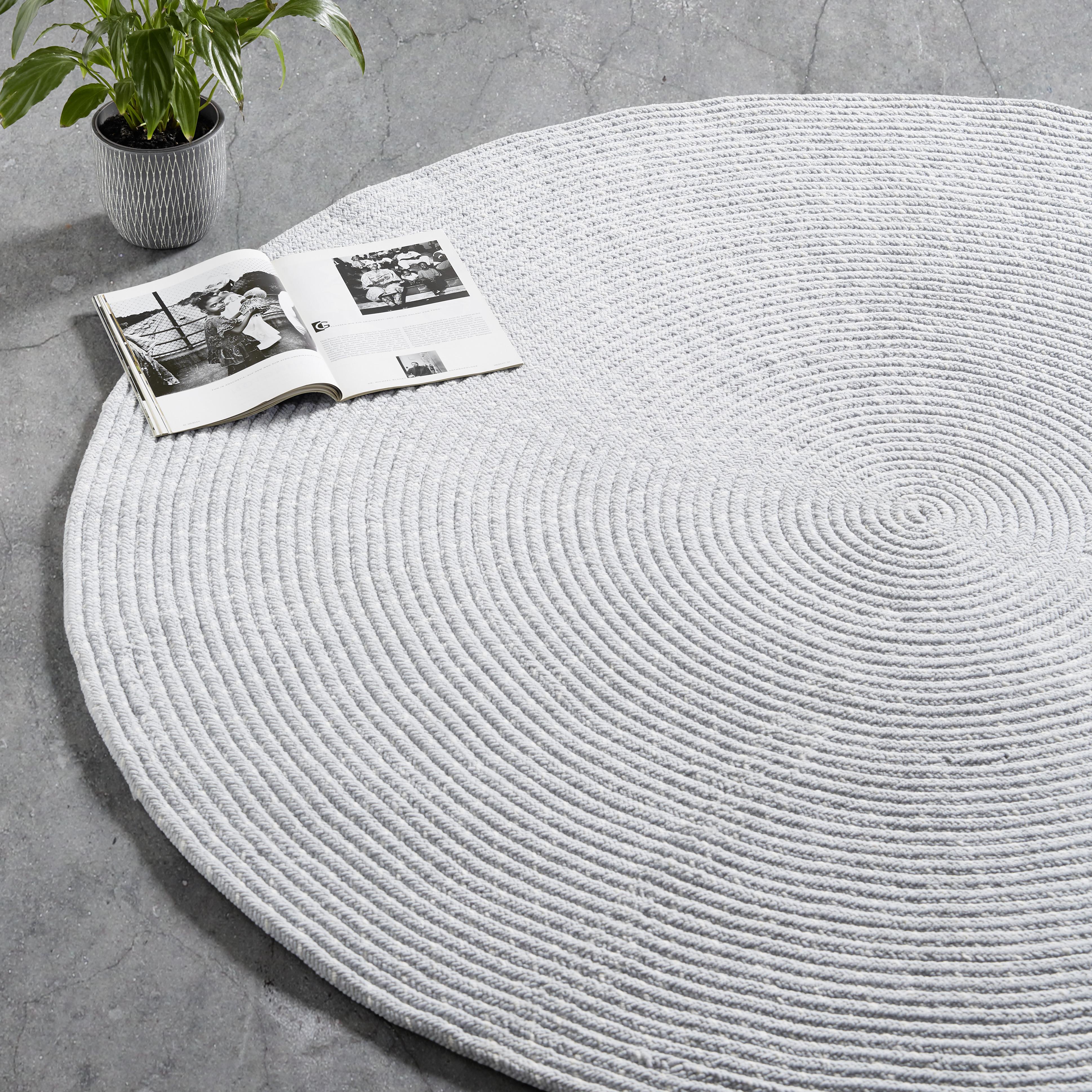 Ručné Tkaný Koberec Manila 1, 100cm - sivá, Basics, textil (100cm) - Modern Living