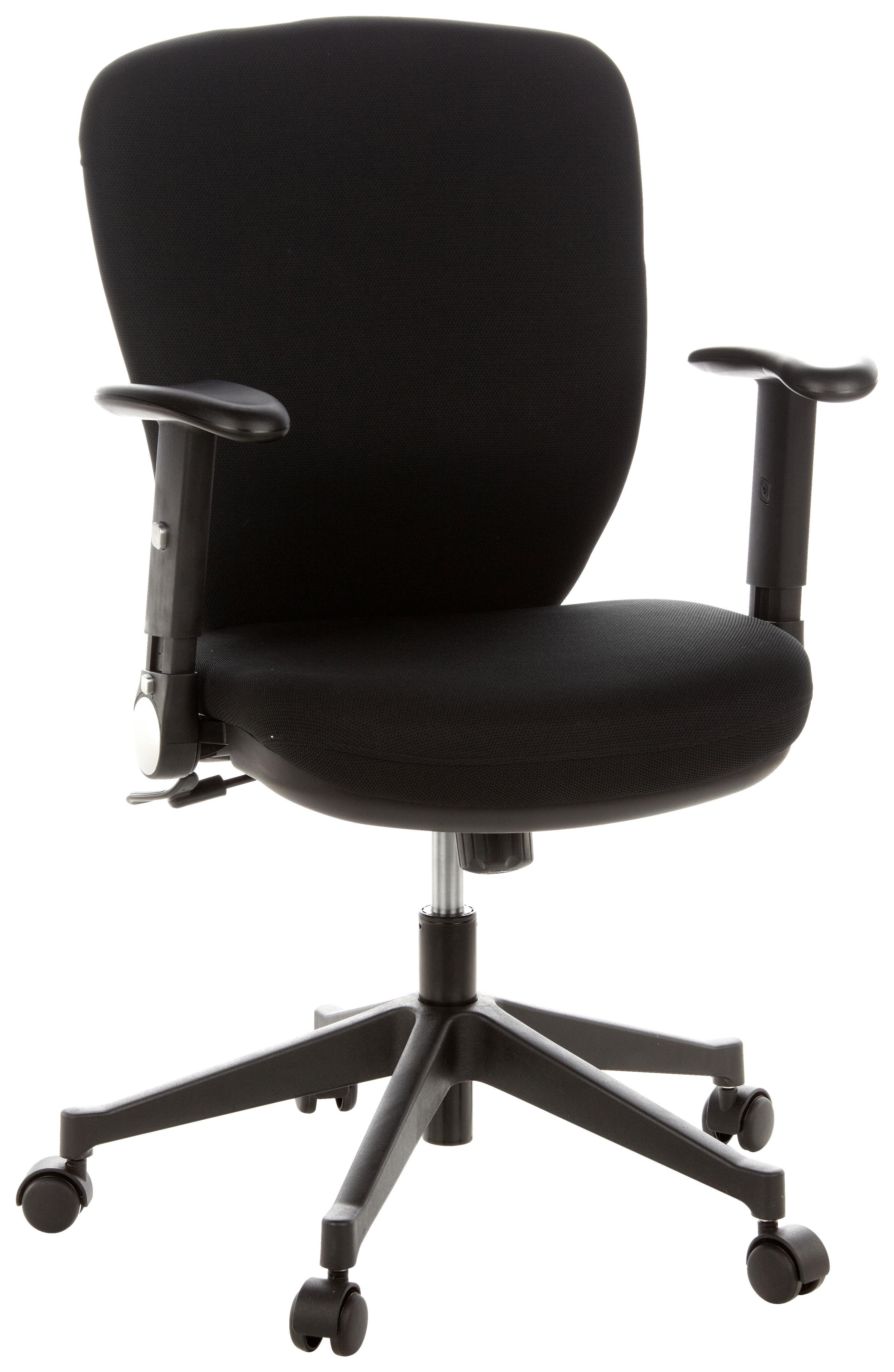 Drehstuhl Traffic 20 Schwarz - Schwarz, MODERN, Kunststoff/Textil (58/103/48cm) - MID.YOU