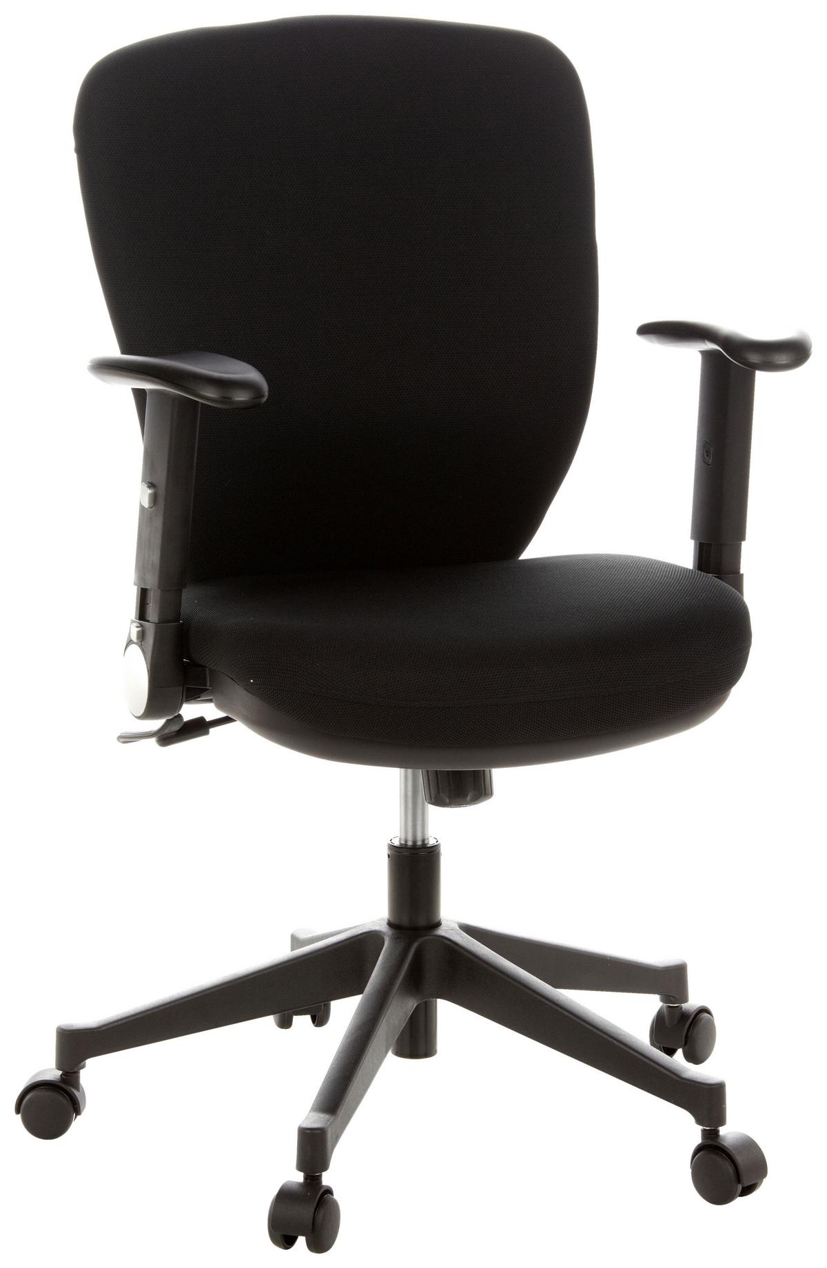 Drehstuhl Traffic 20 Schwarz - Schwarz, MODERN, Kunststoff/Textil (58/103/48cm) - MID.YOU